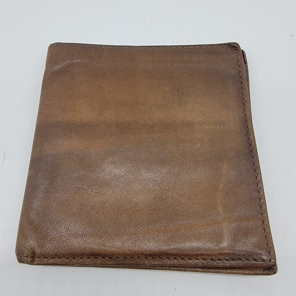 Vintage Don Loper Beverly Hills Wallet Brown Leather‎